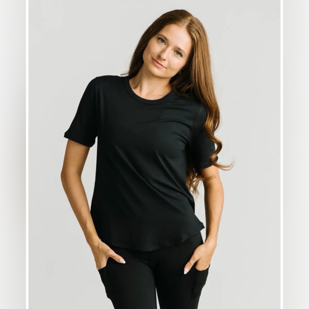 Zyia Active Black Go To Tee